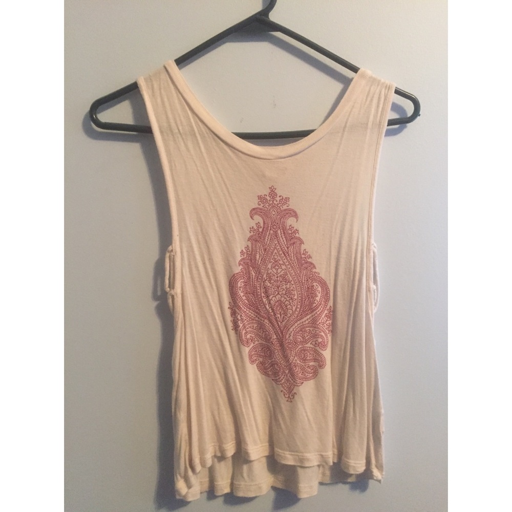 Paisley pattern crop top